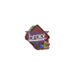 free cs2 skins Sticker | broky (Glitter) | Rio 2022