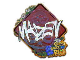 Sticker | maden (Glitter) | Rio 2022 image