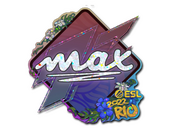 Sticker | max (Glitter) | Rio 2022