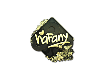 Autocolante | nafany (Gold) | Rio 2022