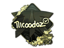 Sticker | nicoodoz (Gold) | Rio 2022