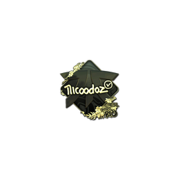 Sticker | nicoodoz (Gold) | Rio 2022