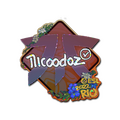 Sticker | nicoodoz (Glitter) | Rio 2022