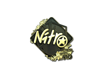 Autocolante | nitr0 (Gold) | Rio 2022
