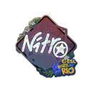 Sticker | nitr0 (Glitter) | Rio 2022