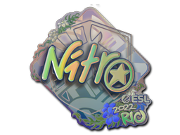 Sticker | nitr0 (Holo) | Rio 2022