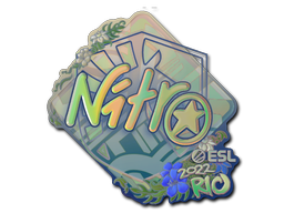 Sticker | nitr0 (Holo) | Rio 2022