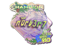 Sticker | n0rb3r7 (Champion) | Rio 2022