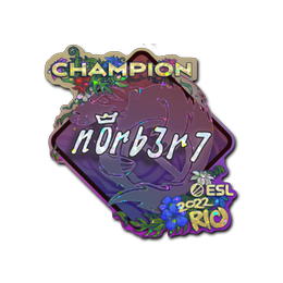 n0rb3r7 (Glitter, Champion) | Rio 2022