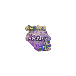 free cs2 skins Sticker | n0rb3r7 (Champion) | Rio 2022