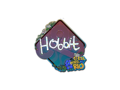 Sticker | Hobbit (Glitter) | Rio 2022