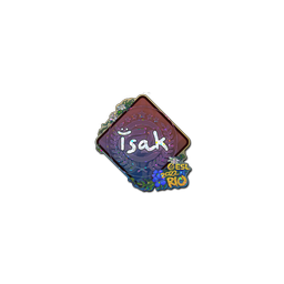 free cs2 skins Sticker | isak (Glitter) | Rio 2022