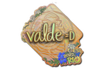 Sticker | v4lde (Holo) | Rio 2022