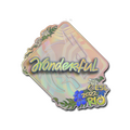 Sticker | w0nderful (Holo) | Rio 2022