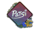 Sticker | Patsi (Glitter) | Rio 2022