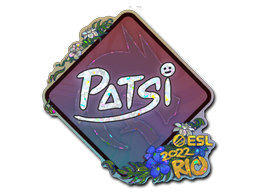 Sticker | Patsi (Glitter) | Rio 2022