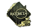 Sticker | refrezh (Gold) | Rio 2022