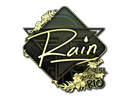 Sticker | rain (Gold) | Rio 2022
