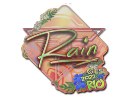 Sticker | rain (Holo) | Rio 2022