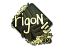 Sticker | rigoN (Gold) | Rio 2022