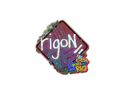 Sticker | rigoN (Glitter) | Rio 2022