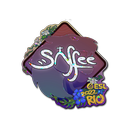 Sticker | saffee (Glitter) | Rio 2022
