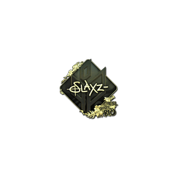 Sticker | slaxz- (Gold) | Rio 2022