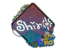 Sticker | sh1ro (Glitter) | Rio 2022
