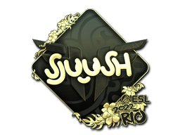 Sticker | sjuush (Gold) | Rio 2022