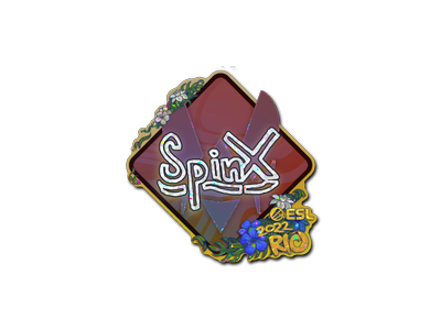 Pegatina | Spinx (purpurina) | Río 2022