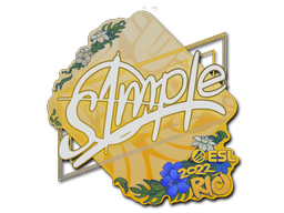 Sticker | s1mple | Rio 2022