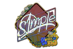 Sticker | s1mple (Glitter) | Rio 2022