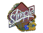 Sticker | s1mple (Glitter) | Rio 2022