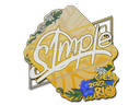 Sticker | s1mple | Rio 2022