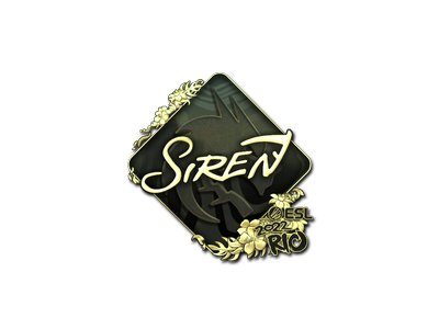 Sticker | S1ren (Gold) | Rio 2022
