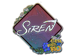 Sticker | S1ren (Glitter) | Rio 2022