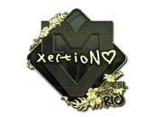 Sticker | xertioN (Gold) | Rio 2022