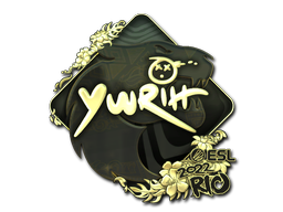 Sticker | yuurih (Gold) | Rio 2022