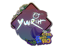 Sticker | yuurih (Glitter) | Rio 2022/20fx20