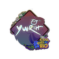 Sticker | yuurih (Glitter) | Rio 2022