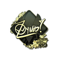 Sticker | ZywOo (Gold) | Rio 2022