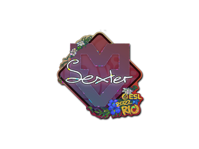 Sticker | dexter (Glitter) | Rio 2022
