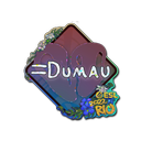 Sticker | dumau (Glitter) | Rio 2022