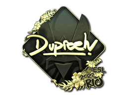 Sticker | dupreeh (Gold) | Rio 2022