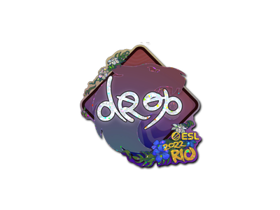 Pegatina | drop (purpurina) | Río 2022