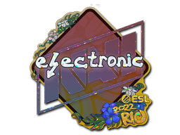 Sticker | electronic (Glitter) | Rio 2022