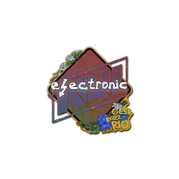 Sticker | electronic (Glitter) | Rio 2022