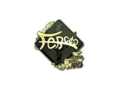 Sticker | fer (Gold) | Rio 2022
