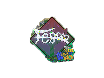 Sticker | fer (Glitter) | Rio 2022