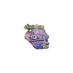 free cs2 skins Sticker | fame (Champion) | Rio 2022